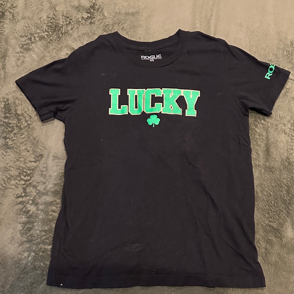 Rogue Kids Tee with Green 'Lucky' Design